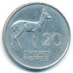 Замбия, 20 нгве (1968–1972 г.)