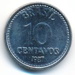 Бразилия, 10 сентаво (1986–1987 г.)