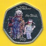 Gibraltar, 50 пенсов, 2021