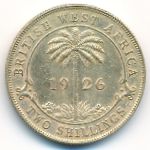 Британская Западная Африка, 2 шиллинга (1926–1936 г.)