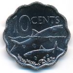 Багамские острова, 10 центов (2007–2016 г.)
