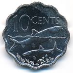 Багамские острова, 10 центов (2010 г.)