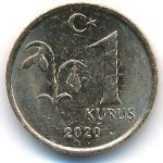 Турция, 1 куруш (2020 г.)