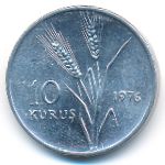 Turkey, 10 kurus, 1975–1976