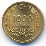 Турция, 1000 лир (1996 г.)