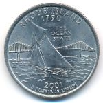 США, 1/4 доллара (2001 г.)