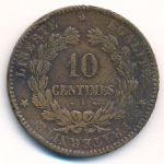 Франция, 10 сентим (1871 г.)