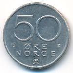 Норвегия, 50 эре (1975 г.)