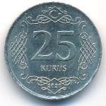 Турция, 25 куруш (2020 г.)