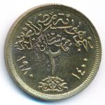 Egypt, 2 piastres, 1980