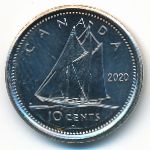 Канада, 10 центов (2020 г.)