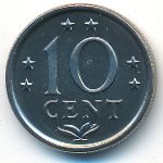Антильские острова, 10 центов (1984 г.)