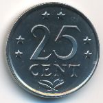 Антильские острова, 25 центов (1984 г.)
