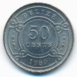 Белиз, 50 центов (1980 г.)