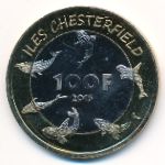 Chesterfield Islands., 100 франков, 