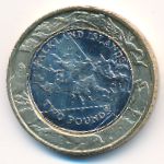 Falkland Islands, 2 pounds, 2004