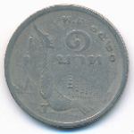 Thailand, 1 baht, 1977