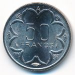 Центральная Африка, 50 франков (1982 г.)