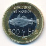 Сен-Пьер и Микелон., 500 франков (2013 г.)