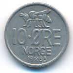Норвегия, 10 эре (1963 г.)