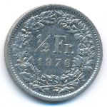 Швейцария, 1/2 франка (1976 г.)