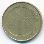 Finland, 1 markka, 1993