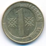 Finland, 1 markka, 1997