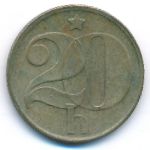 Чехословакия, 20 гелеров (1974 г.)