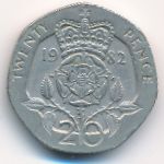 Великобритания, 20 пенсов (1982 г.)