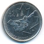 Канада, 25 центов (2008 г.)
