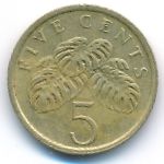 Сингапур, 5 центов (1985 г.)