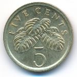 Сингапур, 5 центов (1993 г.)