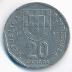 Portugal, 20 escudos, 1987