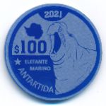 Argentine Antarctica., 100 долларов, 