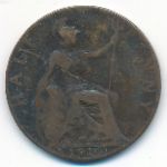 Великобритания, 1/2 пенни (1914 г.)