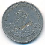 Восточные Карибы, 25 центов (2002–2004 г.)