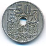 Испания, 50 сентимо (1949 г.)