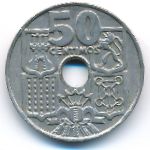 Испания, 50 сентимо (1949 г.)