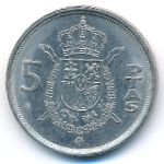 Spain, 5 pesetas, 1984