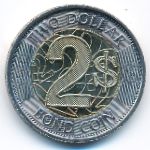 Зимбабве, 2 доллара (2018 г.)