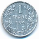 Бельгия, 1 франк (1909 г.)