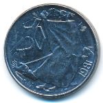 San Marino, 50 lire, 1981