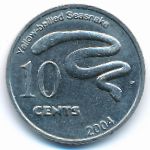 Кокосовые острова., 10 центов (2004 г.)