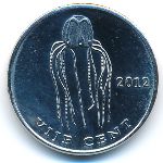 Остров Святого Евстафия., 5 центов (2012 г.)