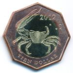 Остров Святого Евстафия., 10 долларов (2012 г.)