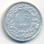 Швейцария, 1 франк (1958 г.)