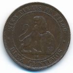 Spain, 10 centimos, 1870