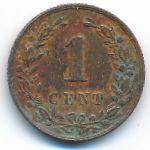 Нидерланды, 1 цент (1878 г.)