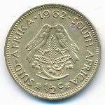 South Africa, 1/2 cent, 1962