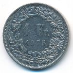 Швейцария, 1 франк (1975 г.)